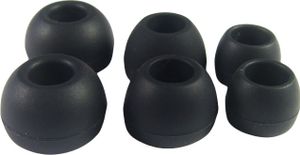 INF Ersatz-Ohrstöpsel aus Silikon für AirPods Pro Schwarz