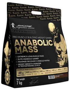 Kevin Levrone Anabolic Mass 7000 g Schokolade-Haselnuss / Weight Gainer / Komplexer Gainer mit einem hohen Gehalt an Kohlenhydraten, Proteinen und anabolen Inhaltsstoffen