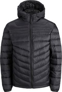 Jack & Jones Bundy Jjehero Puffer Hood Noos, 12211785BLACK, rozmiar: 164
