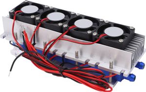 12V 4-čipový TEC1-12706 DIY termoelektrický chladič Chladicí jednotka s chlazeným vzduchem
