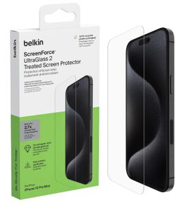 Belkin Tvrzené sklo Ochranné sklo na mobilní telefon pro iPhone 15 Pro Max