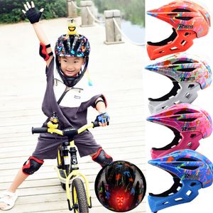 Kinderhelm Jugend MTB Fahrrad Helm Integralhelm mit LED Rücklicht 48-57cm Skateboard  MTB Fahrrad Helm Blau