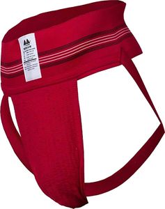 MM Sports - Herren Jocks - The Original No. 10 Swimmer/Jogger Jockstrap 3 inch Red - Rot - 1 x Größe L MM Sports - Herren Jocks - The Original No. 10 Swimmer/Jogger Jockstrap 3 inch Red - Rot - 1 x Größe L