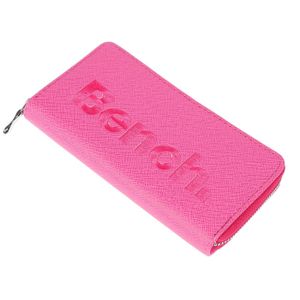 Bench Große XXL Damen Geldbörse Portemonnaie Brieftasche Clutch Reißverschluss Pink