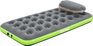 Bestway® Luftbett mit Kissenpumpe Roll & Relax Single XL/Lo 188 x 99 x 22 cm