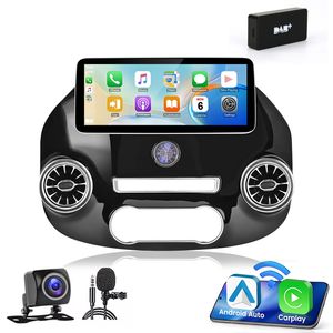 12.3"Android 13 Autoradio Carplay +KAM Für Mercedes Benz Vito W447 2014-2024 GPS Navi 4G WIFI BT SWC USB 6+128G 8-Kern Mit Kamera Mikrofon DAB+