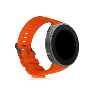 kwmobile Ersatzarmband kompatibel mit Polar Vantage V Armband - Fitnesstracker Band aus Silikon in Orange