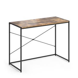Stôl Livinity® Fyrk, 100 x 45 cm, dub rustikálny/čierna