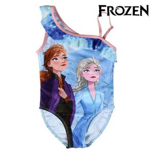 Badeanzug für Mädchen Frozen Blau Größe: 6 Jahre