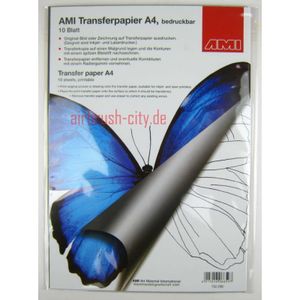 AMI Transferpapier 10Blatt A4 bedruckbar 152296