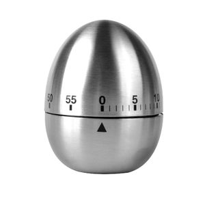 INF Mechanická kuchyňská minutka vaječné hodiny nerez stříbrná