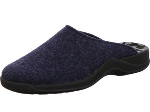 Rohde 2309 Vaasa-D Schuhe Damen Hausschuhe Pantoffeln Weite G , Größe:39 EU, Farbe:Blau