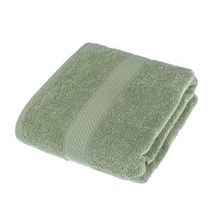 HOMESCAPES Froté ručník do sprchy 100% bavlněný ručník 70x130cm - šalvějově zelený