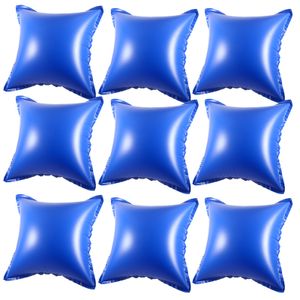 Aopunly 9ks bazénový polštář 122 x 122 x 60 cm bazénový zimní vzduchový polštář, bazénový vzduchový polštář, polstrování, zimní polštář na zakrytí bazénu zimní zazimování