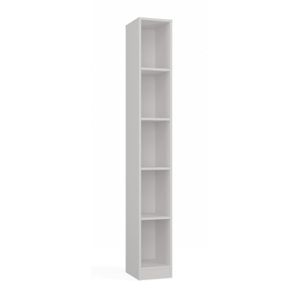 CDF Office Bücherregal R25 | Farbe: Weiß | Für Wohnzimmer, Büro, Arbeitszimmer | Modern