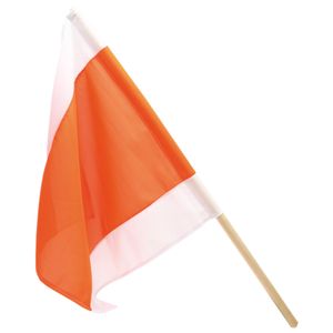 Dönges Warnflagge, 50 x 50 cm (Signalflagge Signalfahne Warnfahne)
