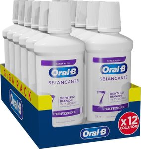 Oral-B 3d White Luxe Perfect Mundwasser Whitening Perfection 12x500ml – Vorteilspackung