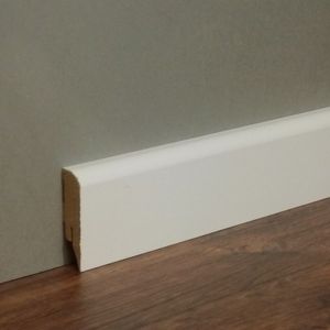 Sockelleiste / Fußleiste / Bodenleiste Alba-1 (72040) - Weiß