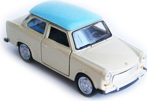 TRABANT 601 Modellauto 11,5cm Trabi Modell Auto Spielzeugauto Kinder Spielzeug Geschenk 14 (Creme-Blau)