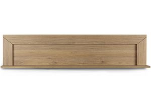 Konsimo Wandregale Holztextur zeitloses Design "CALDO", Beige, Spanplatte, Modern, 150x34x27cm