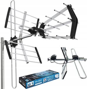Antena Zewnętrzna Pasywna Do Telewizji Naziemnej Galaxy Combo Premium Mux 8