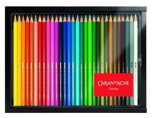 Pastelky "Swisscolor", 30 ks, box, CARAN D'ACHE 1285.430