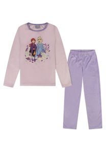 Frozen - Die Eiskönigin Mädchen Kinder Pyjama Schlafanzug, Größe Kids:134-140