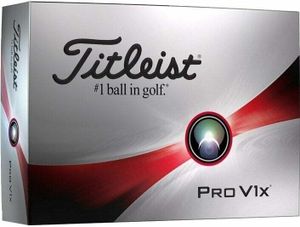 Titleist Pro V1x Golfbälle 12 Stück Weiß 1-2-3-4