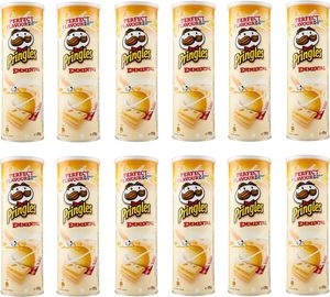 12x Pringles Emmental Knabbergebäck mit Emmental Kase Geschmack Chips 175g