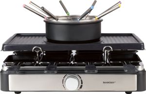 SILVERCREST® KITCHEN TOOLS Raclette mit Fondue »SRGF 1400 A1«