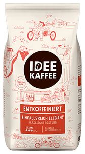 Kaffee entkoffeiniert EINFALLSREICH ELEGANT von Idee Kaffee, 750g Bohnen