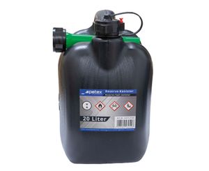 Reserve-Kraftstoff-Kanister 20 Liter mit UN Zulassung  schwarz