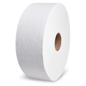 6x Toilettenpapier Tissue JUMBO 2-lagig Ø 23 cm weiß