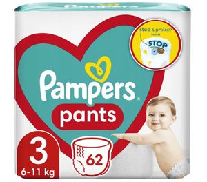 Pampers Pants 6-11kg, Größe 3-MIDI, 62 Stk