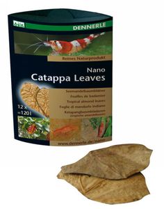 Krmivo pre krevetky Dennerle Nano Catappa Leaves 12 ks