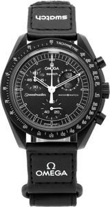 Swatch x Omega Mission To The Moonphase Snoopy Black Swatch x Omega Mission To The Moonphase Snoopy Black