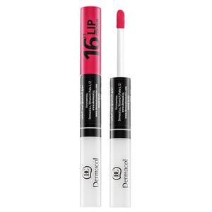 Dermacol 16H Lip Colour N. 08 zweiphasige, langanhaltende Farbe und Gloss für die Lippen 7,1  ml