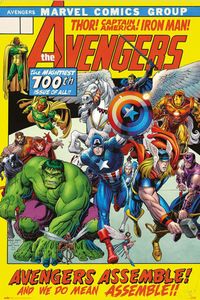 Avengers 100th - Marvel Comic Film Kino Poster 61x91,5 cm