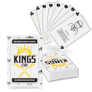 Kings Cup Trinkspiel - Das Kartenspiel für Original Saufspiele Partyspiel zum Vorglühen für Party & Feiern