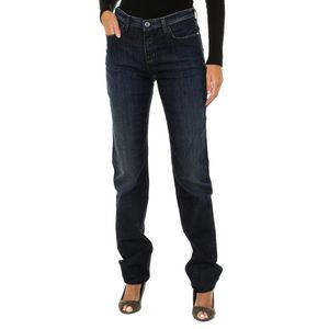 Jeanshose mit langem Used-Look 6X5J85-5D0DZ für Damen