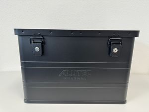 ALUTEC Aluminiumbox Classic 68 Schwarz,  68 ltr., (LxBxH) 550 X 350 X 355 mm