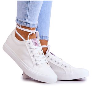 Damen Cross Jeans Stoff Tennis JJ2R4050C Weiß 37