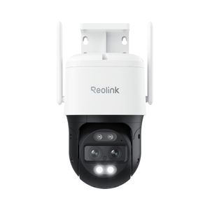 Reolink Trackmix WiFi, 4K 8MP PTZ Überwachungskamera Aussen mit Dual-Objektiv, 2,4/5GHz WLAN, Auto-Tracking, Personen-/Fahrzeug-/Haustiererkennung