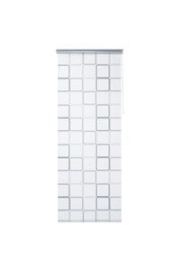 LIVARNO HOME Duschrollo, 100 x 250 cm, mit praktischen Seitenzug, Quadrate - B-Ware