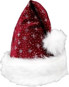 Weihnachtsmützen Nikolausmützen der pure kuschelweich , Weihnachtsmütze wählen:wm-00 bordeaux