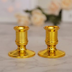 20 Stück Kerzenhalter Kerzenständer Kerzen Leuchter Basis Hochzeit Dekoration, Gold