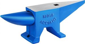 Kovací kovadlina 50KG - Kované ocelové kovací příslušenství - Kulatý a čtvercový otvor - Robustní.