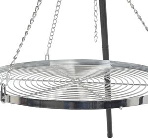 BBGRILL Grill obrotowy czarny 172 cm BBQ TRIPOD