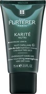 Rene Furterer Karité Nutri Intense Nourishing Overnight Care noční hydratační maska pro velmi suché a poškozené vlasy 75 ml