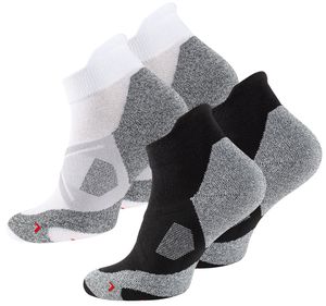 Stark Soul® Sneaker Sport Socks 2 Paar, Damen & Herren, Gr: 43-46, Schwarz, Weiß
